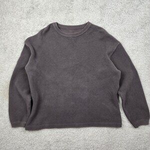 Crepuscule Sweater Size 2 Unisex Womens Mens Waffle Knit Grey Japan USA Clean